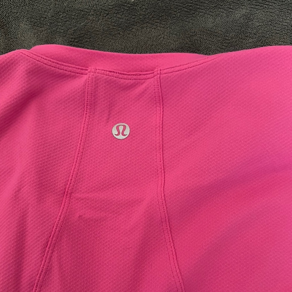 Lululemon Abrasion-Resistant Training Tee — Ed Curtis “Sonic Pink” , Size Lg/xl - Picture 4 of 5